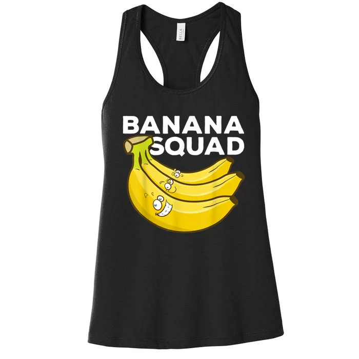 Funny Banana Design For Men Women Kids Banana Fruit Lovers Women's Racerback Tank