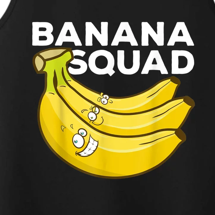 Funny Banana Design For Men Women Kids Banana Fruit Lovers Performance Tank