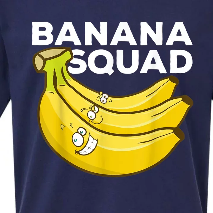 Funny Banana Design For Men Women Kids Banana Fruit Lovers Sueded Cloud Jersey T-Shirt