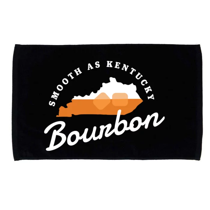 Funny Bourbon Drinker Smooth As Kentucky Bourbon Whiskey Microfiber Hand Towel