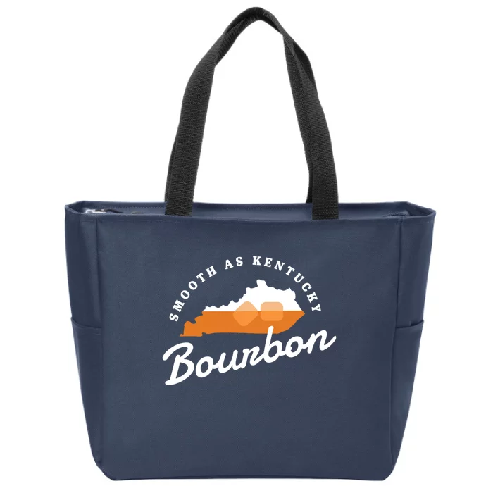 Funny Bourbon Drinker Smooth As Kentucky Bourbon Whiskey Zip Tote Bag