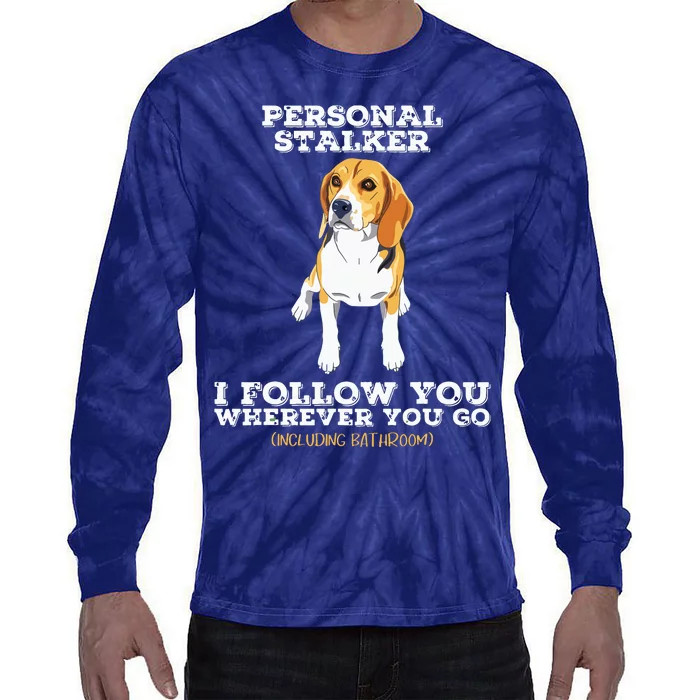 Funny Beagle Dog Quote Tie-Dye Long Sleeve Shirt