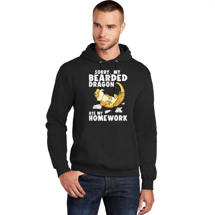 Funny Bearded Dragon Reptile Funny Lizard Hoodie