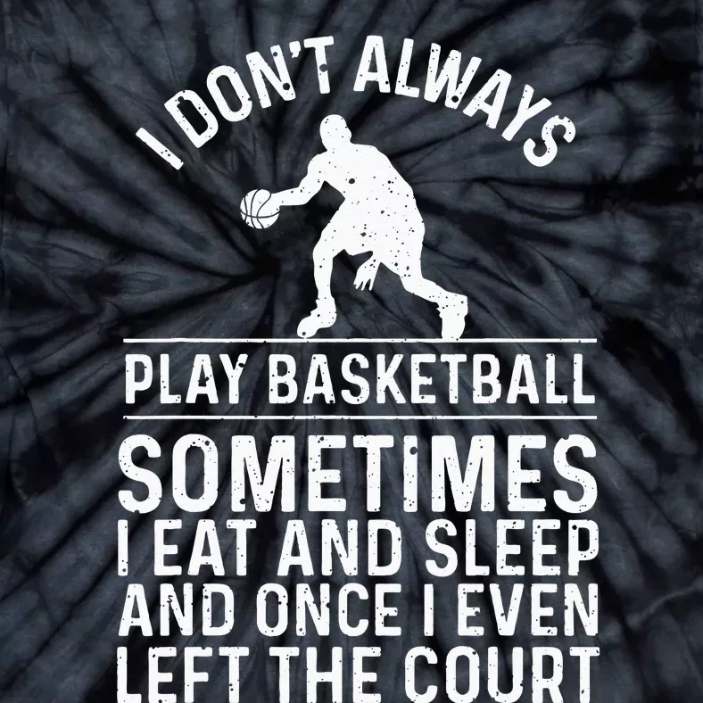 Funny Basketball Design For Kids Men Women Basketball Lovers Tie-Dye T-Shirt