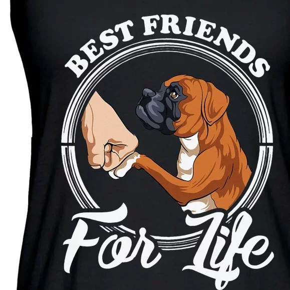 Funny Boxer Dog Boxer Dog Lover Ladies Essential Flowy Tank