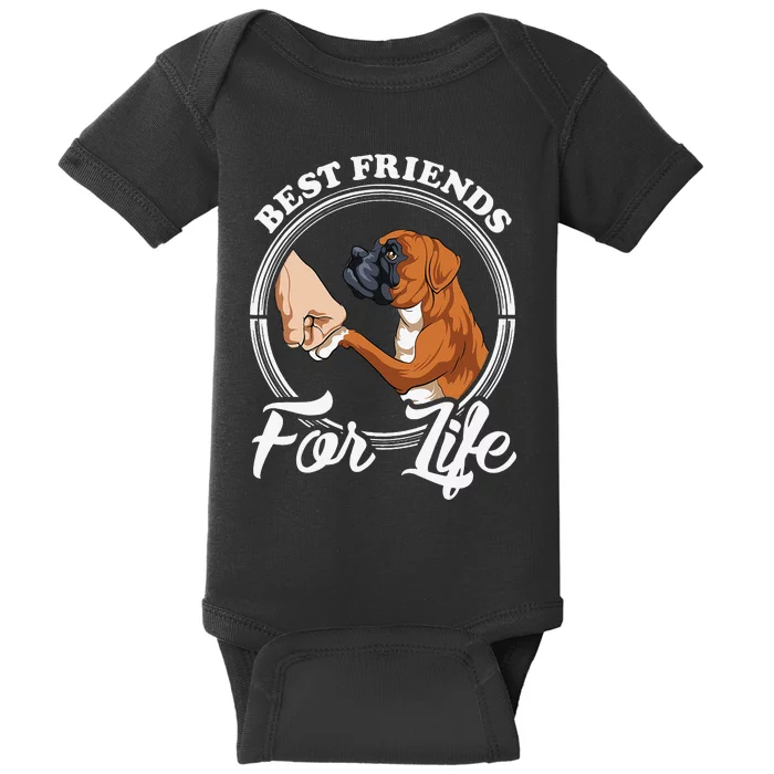 Funny Boxer Dog Boxer Dog Lover Baby Bodysuit