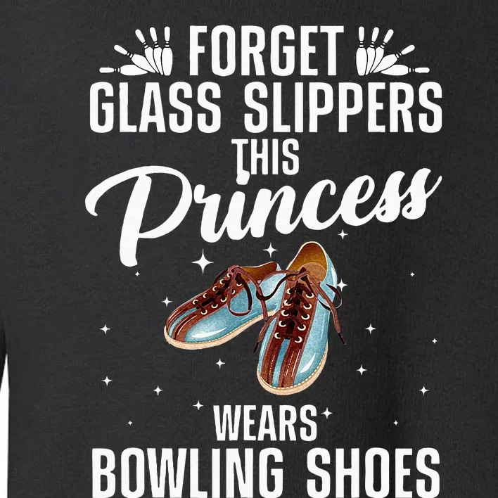 Funny Bowling Design For Women Bowling Shoes Bowler Toddler Sweatshirt