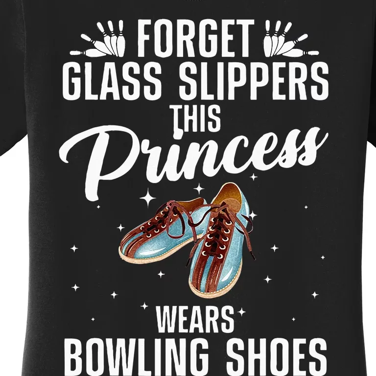 Funny Bowling Design For Women Bowling Shoes Bowler Women's T-Shirt