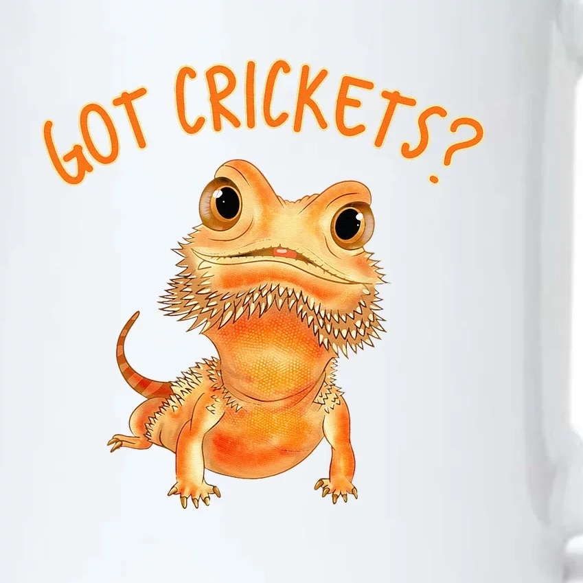 Funny Bearded Dragon Got Crickets Lizard Reptile Herpetology Black Color Changing Mug