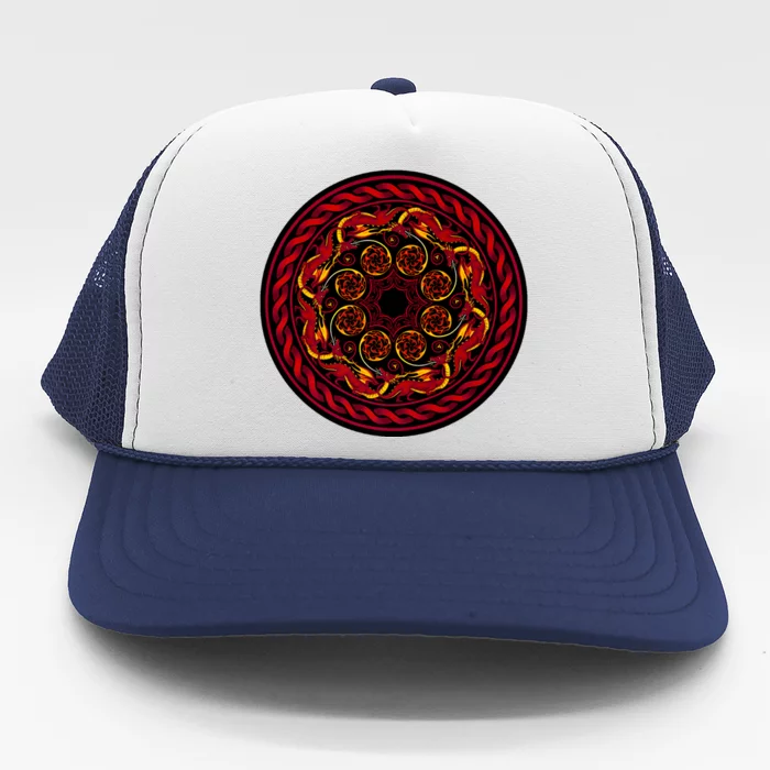 Fire Breathing Dragons Trucker Hat