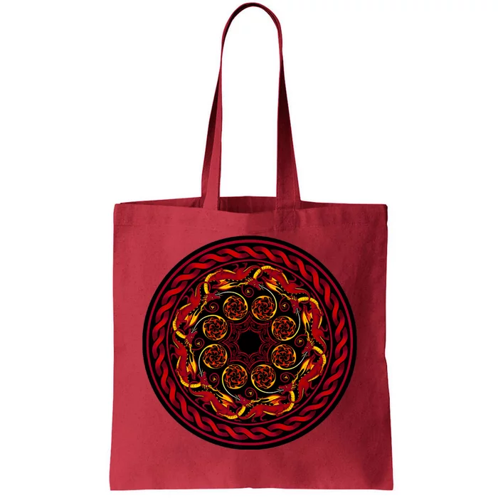 Fire Breathing Dragons Tote Bag