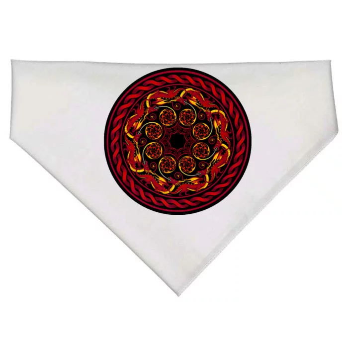 Fire Breathing Dragons USA-Made Doggie Bandana