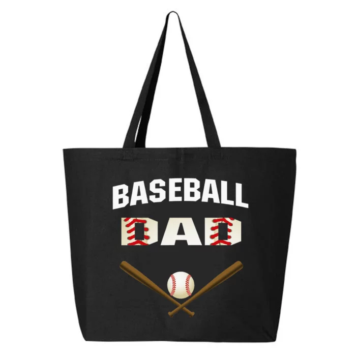 funny Baseball Dad Best gift idea for fathers tee 25L Jumbo Tote