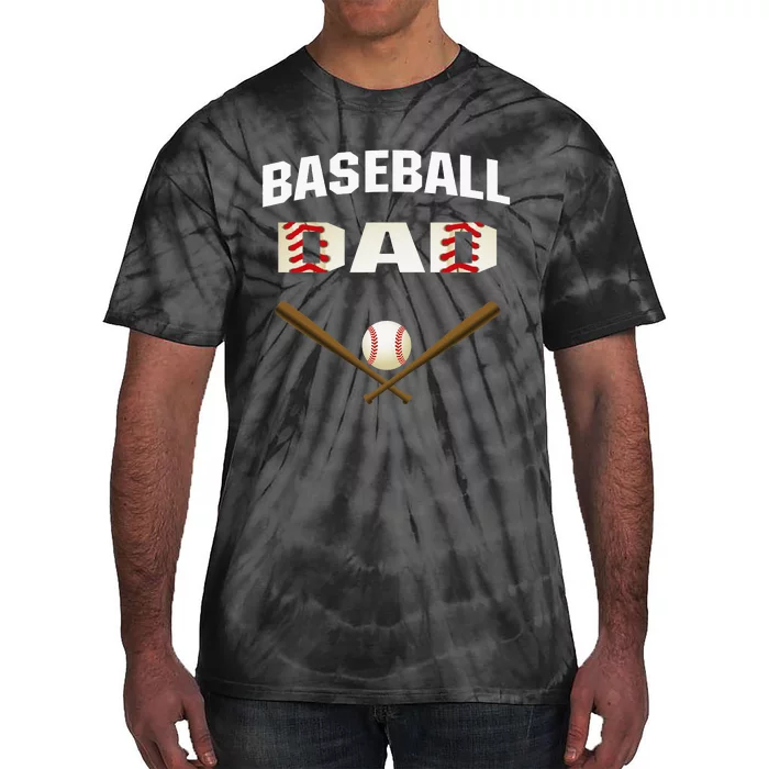 funny Baseball Dad Best gift idea for fathers tee Tie-Dye T-Shirt