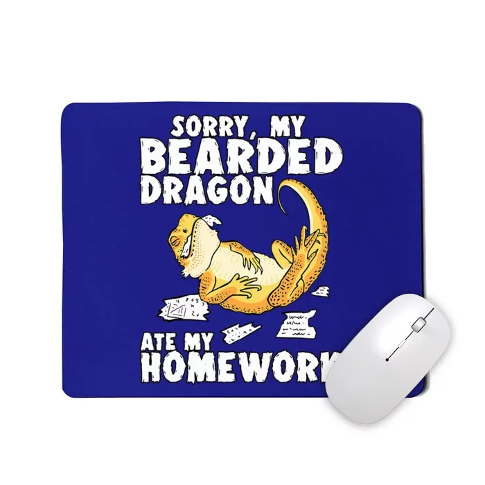 Funny Bearded Dragon Lizard Lover Bearded Dragon Mousepad