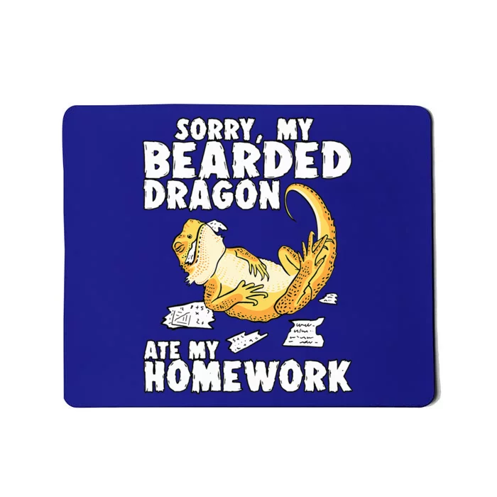 Funny Bearded Dragon Lizard Lover Bearded Dragon Mousepad