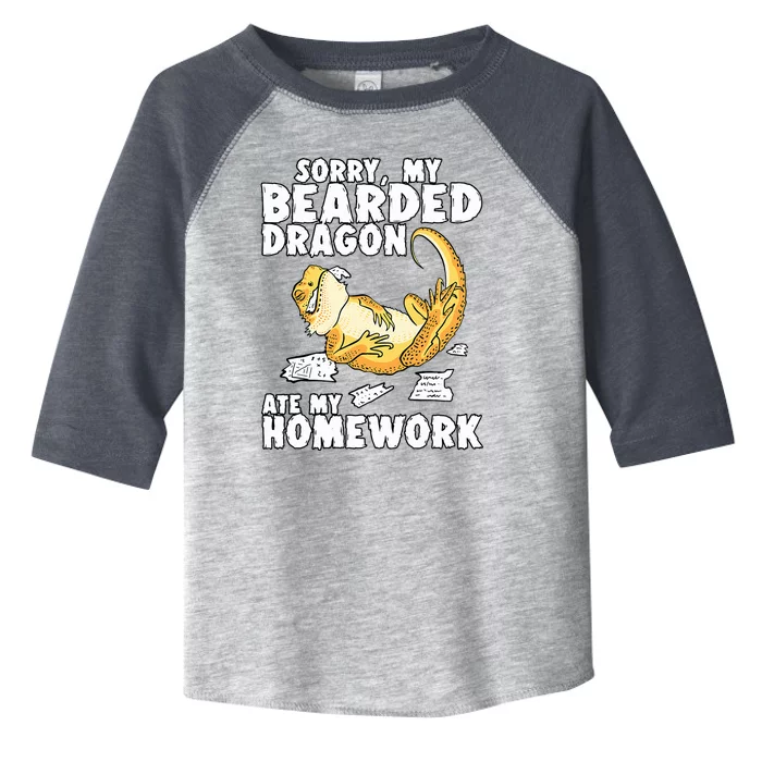 Funny Bearded Dragon Lizard Lover Bearded Dragon Toddler Fine Jersey T-Shirt