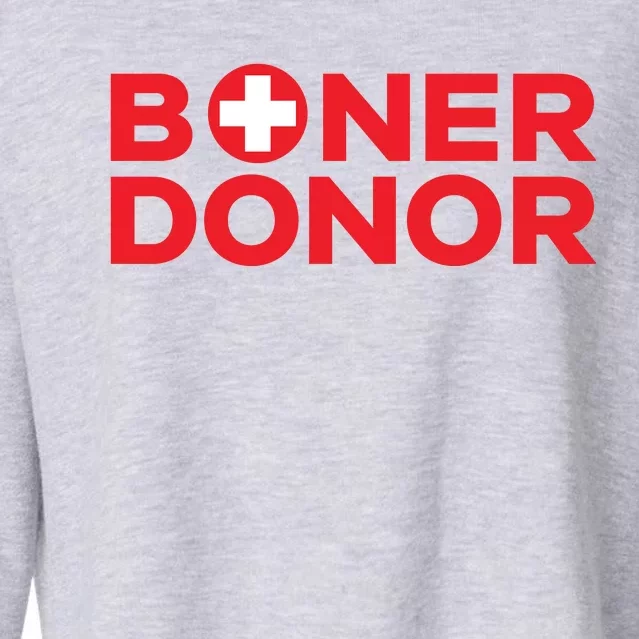 Funny Boner Donor Outfit Cropped Pullover Crew