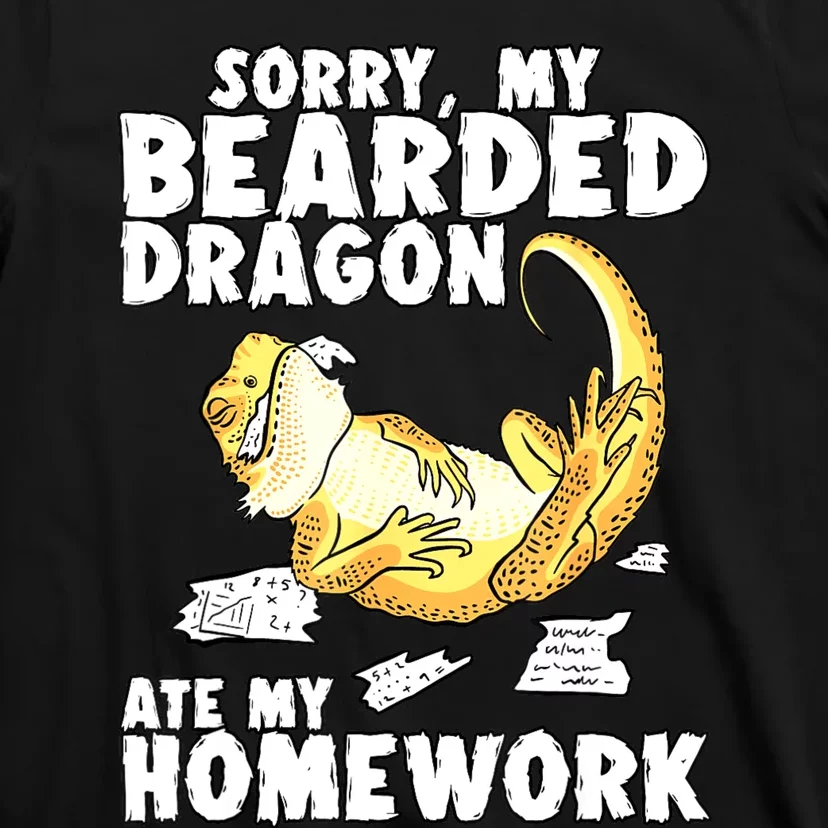 Funny Bearded Dragon Reptile Funny Lizard Bearded Dragon T-Shirt