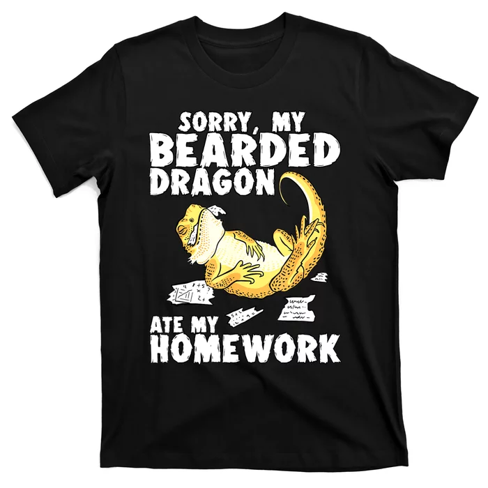 Funny Bearded Dragon Reptile Funny Lizard Bearded Dragon T-Shirt