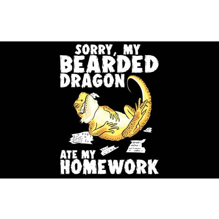 Funny Bearded Dragon Reptile Funny Lizard Bearded Dragon Bumper Sticker