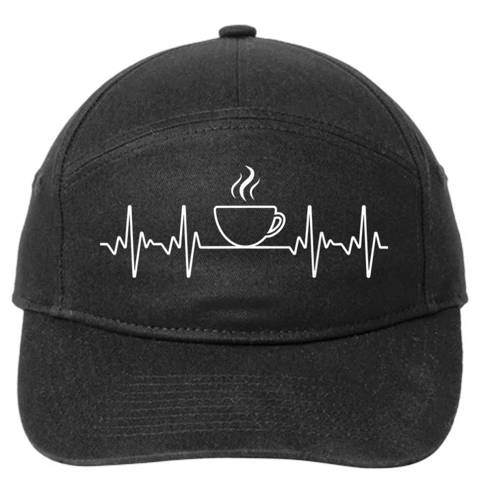 Funny Barista Design For Men Women Barista Coffee Lovers 7-Panel Snapback Hat