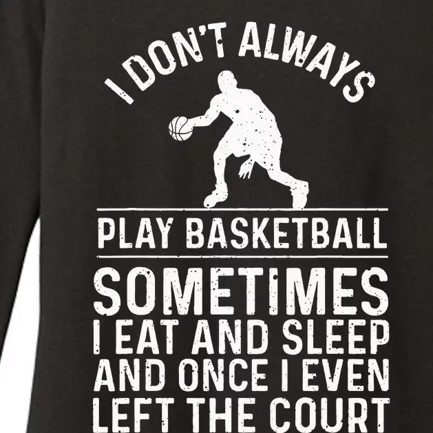 Funny Basketball Design For Kids Men Women Basketball Lovers Womens CVC Long Sleeve Shirt