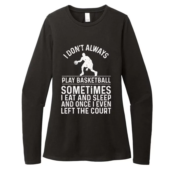 Funny Basketball Design For Kids Men Women Basketball Lovers Womens CVC Long Sleeve Shirt