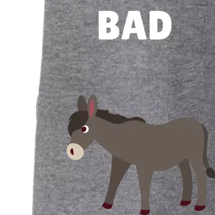 Funny Bad Donkey Doggie 3-End Fleece Hoodie