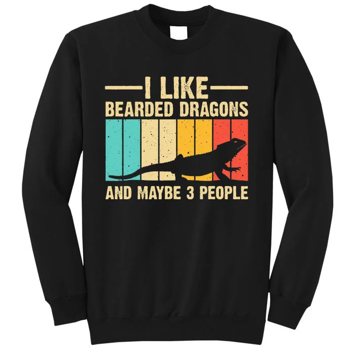 Funny Bearded Dragon Design Pogona Reptile Lover Men Women Sweatshirt