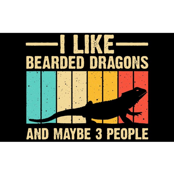 Funny Bearded Dragon Design Pogona Reptile Lover Men Women Bumper Sticker