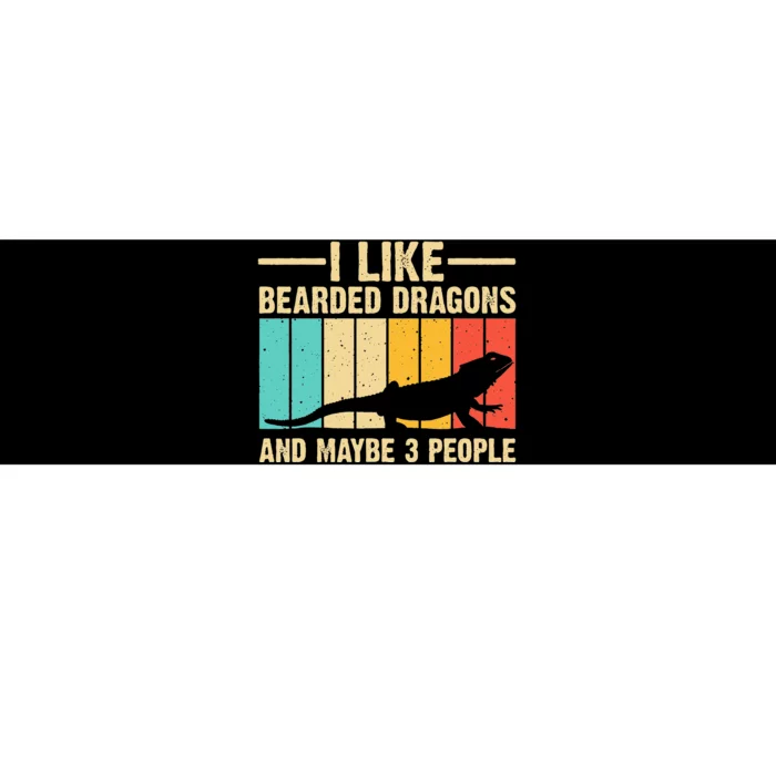 Funny Bearded Dragon Design Pogona Reptile Lover Men Women Bumper Sticker