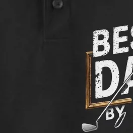 Funny Best Dad By Par FatherS Day Golfer Dad Grandpa Gift Dry Zone Grid Performance Polo