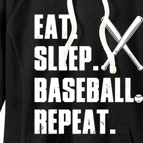 Funny Baseball Design For Baseball Player Sports Women's Fleece Hoodie