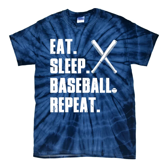 Funny Baseball Design For Baseball Player Sports Tie-Dye T-Shirt