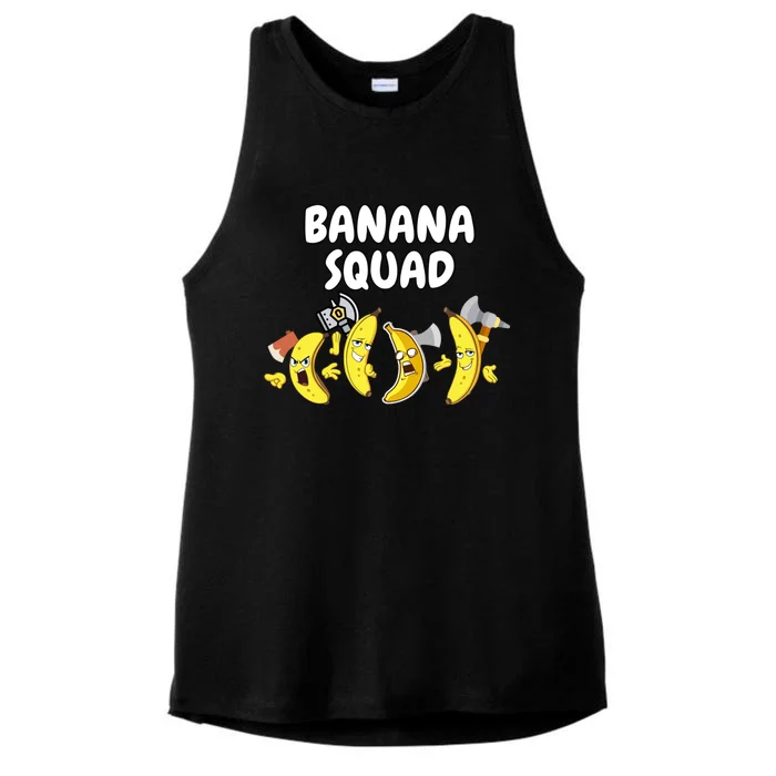 Funny Banana Design For Banana Fruit Lovers Ladies Tri-Blend Wicking Tank