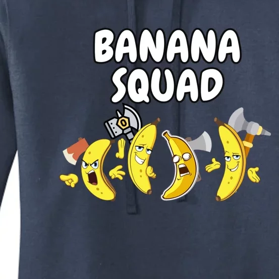 Funny Banana Design For Banana Fruit Lovers Women's Pullover Hoodie