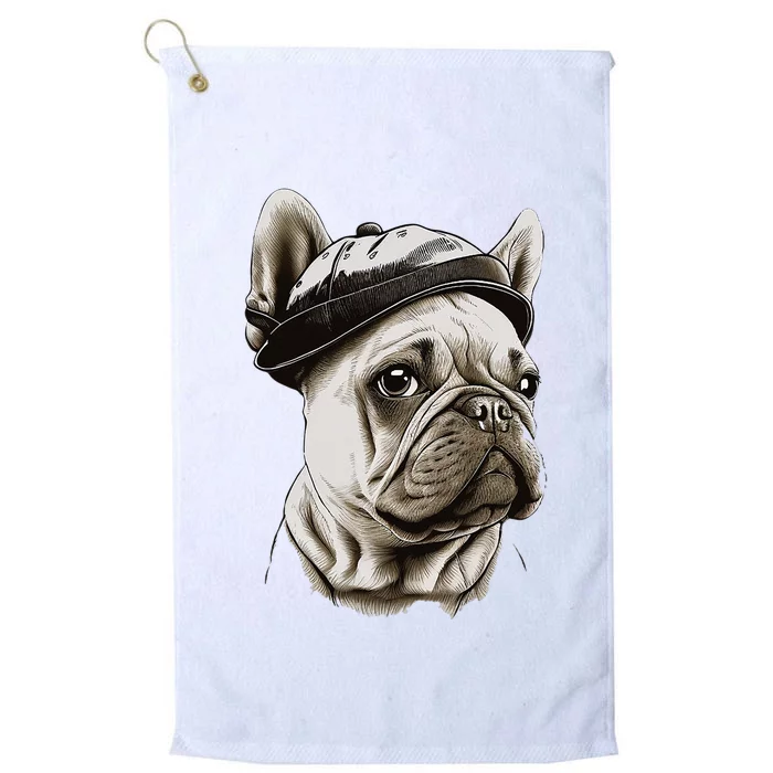 French Bulldog Design Platinum Collection Golf Towel