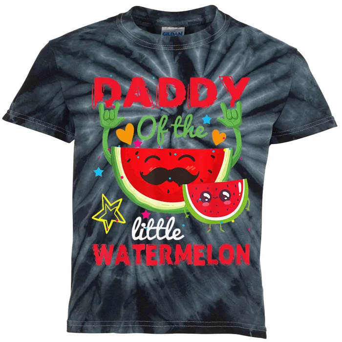 Funny Birthday DadFunny Birthdady Watermelon Kids Tie-Dye T-Shirt