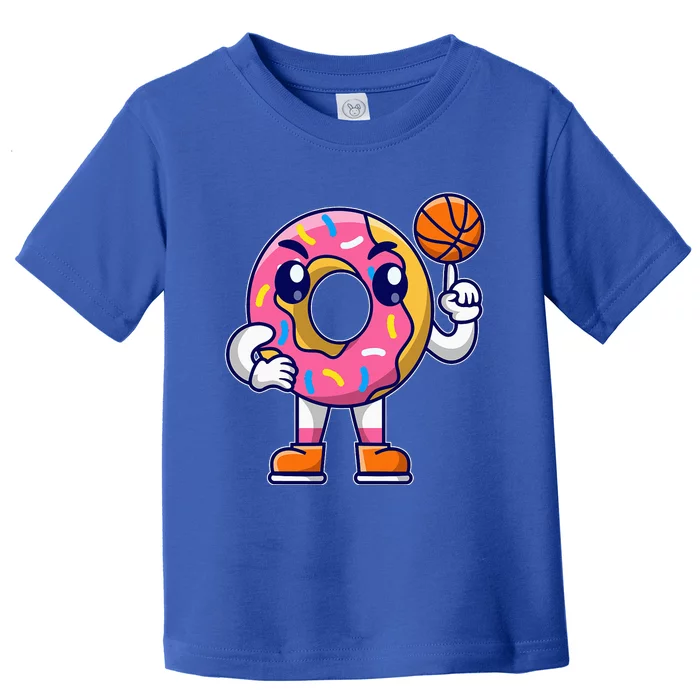 Funny Basketball Donut Gift Toddler T-Shirt