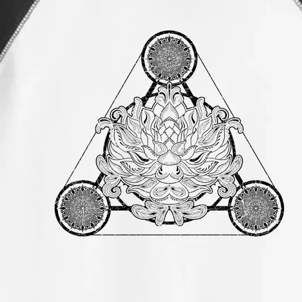 Flower Blossom Dala Spiritual Yoga Sacred Geometry Lotus Gift Toddler Fine Jersey T-Shirt