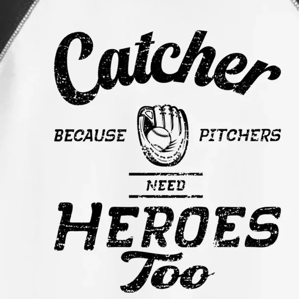 Funny Baseball Design For Pitcher And Catcher Baseball Meaningful Gift Toddler Fine Jersey T-Shirt