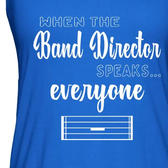 Funny Band Director Gift Music Teacher Funny Gift Appreciation Gift Ladies Essential Flowy Tank