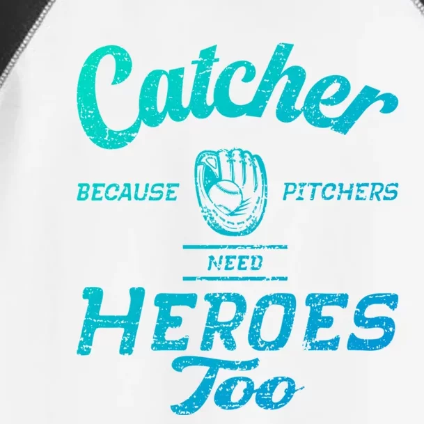 Funny Baseball Design For Pitcher And Catcher Baseball Meaningful Gift Toddler Fine Jersey T-Shirt