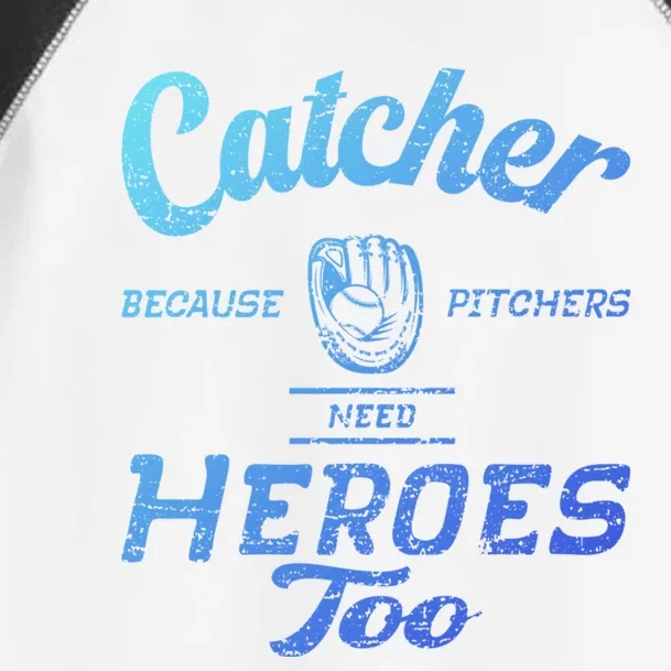 Funny Baseball Design For Pitcher And Catcher Baseball Meaningful Gift Toddler Fine Jersey T-Shirt