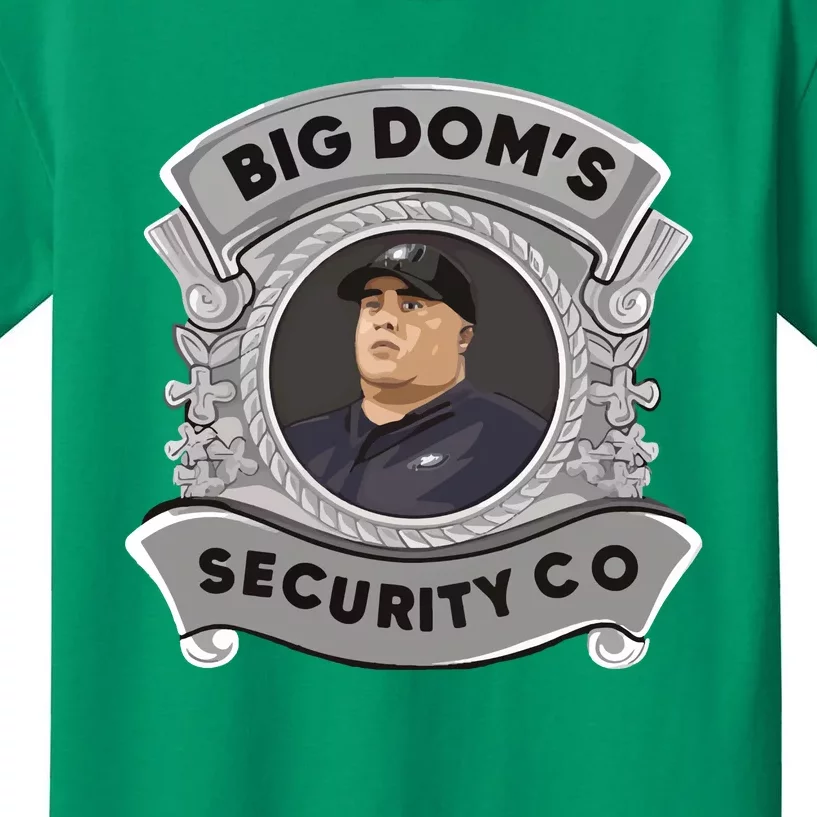 Free Big Doms Nick Sirianni Big Doms Disandro Security Co Kids T-Shirt