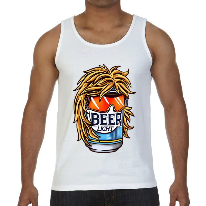 Funny Beer Drinking Funny Redneck Mullet Comfort Colors® Tank Top