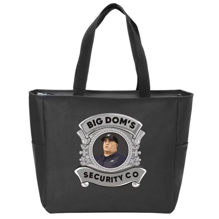 Free Big Doms Zip Tote Bag