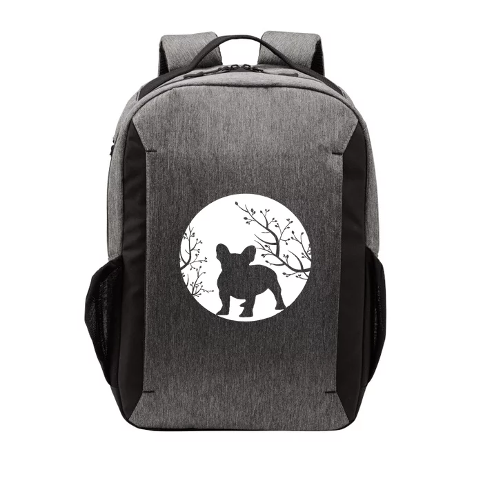 French Bulldog Dog Full Moon Howl Funny Frenchie Lover Vector Backpack