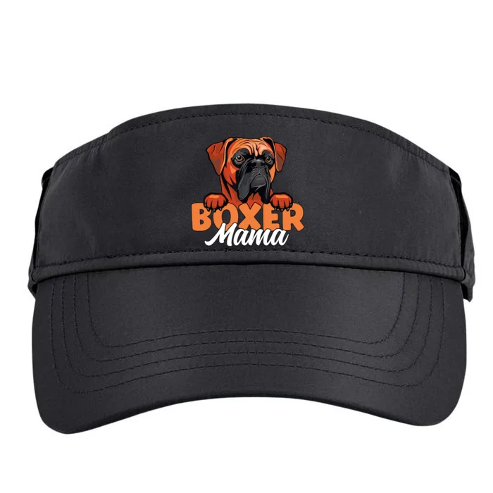 Funny Boxer Dog Face Boxer Mama Boxer Dog Gifts For Wo Adult Drive Performance Visor